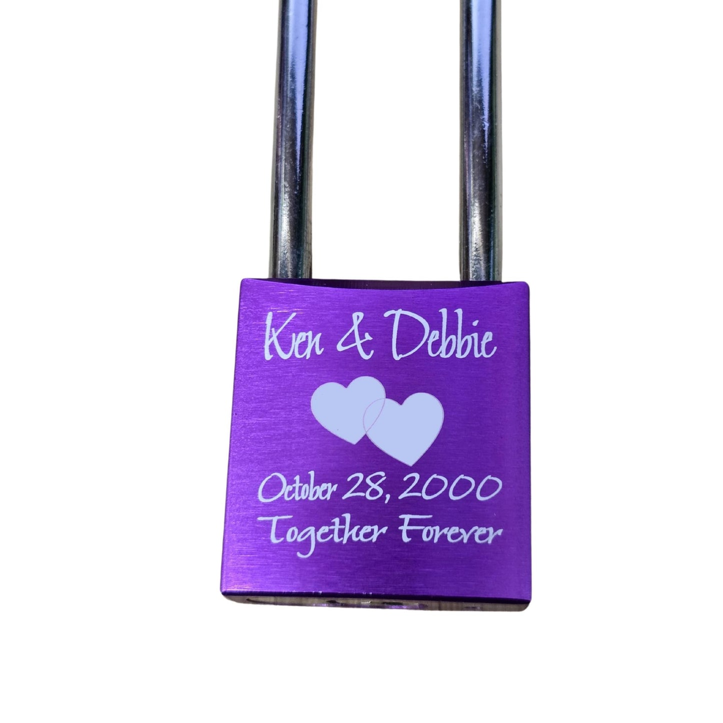 Love Locks Laser Engraved Custom Personalized Padlocks