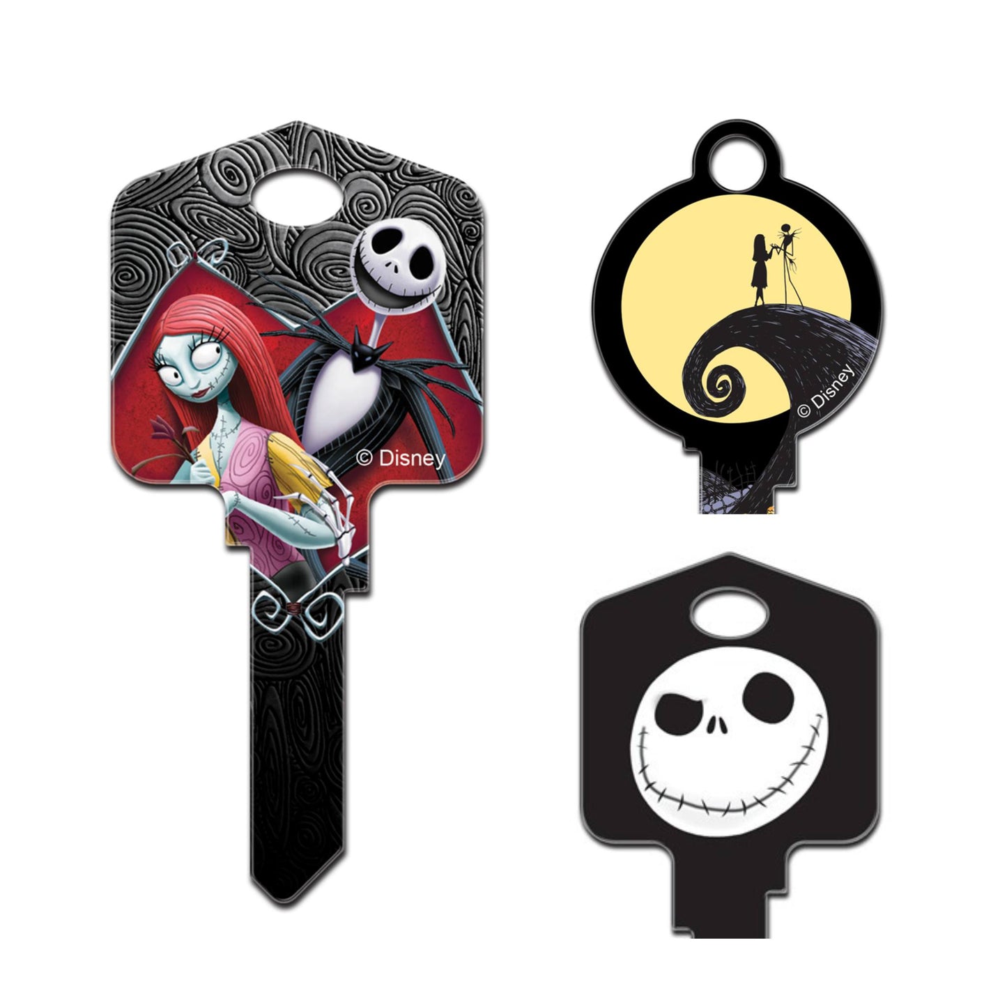 Disney's Nightmare before Christmas House Key Collection Key Blank 3 designs