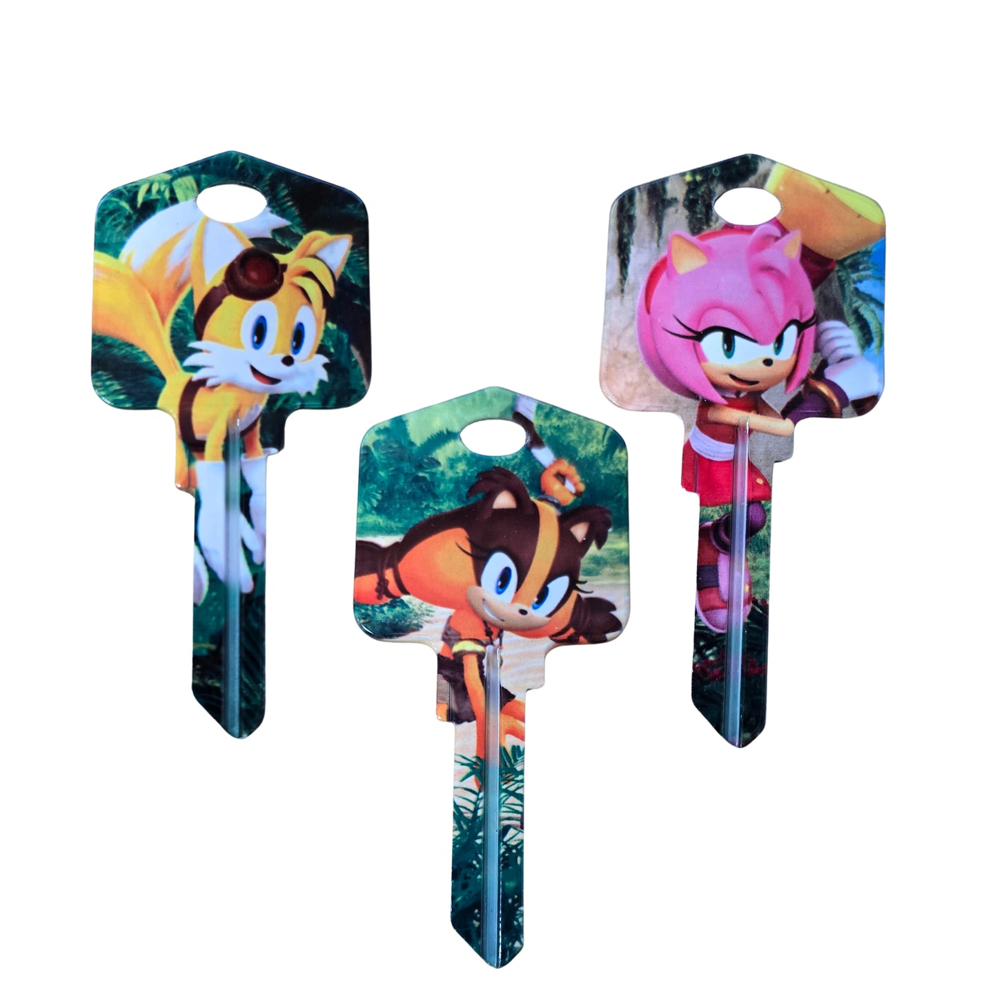 Sonic the Hedgehog Uncut House Key Blank DISCONTINUED