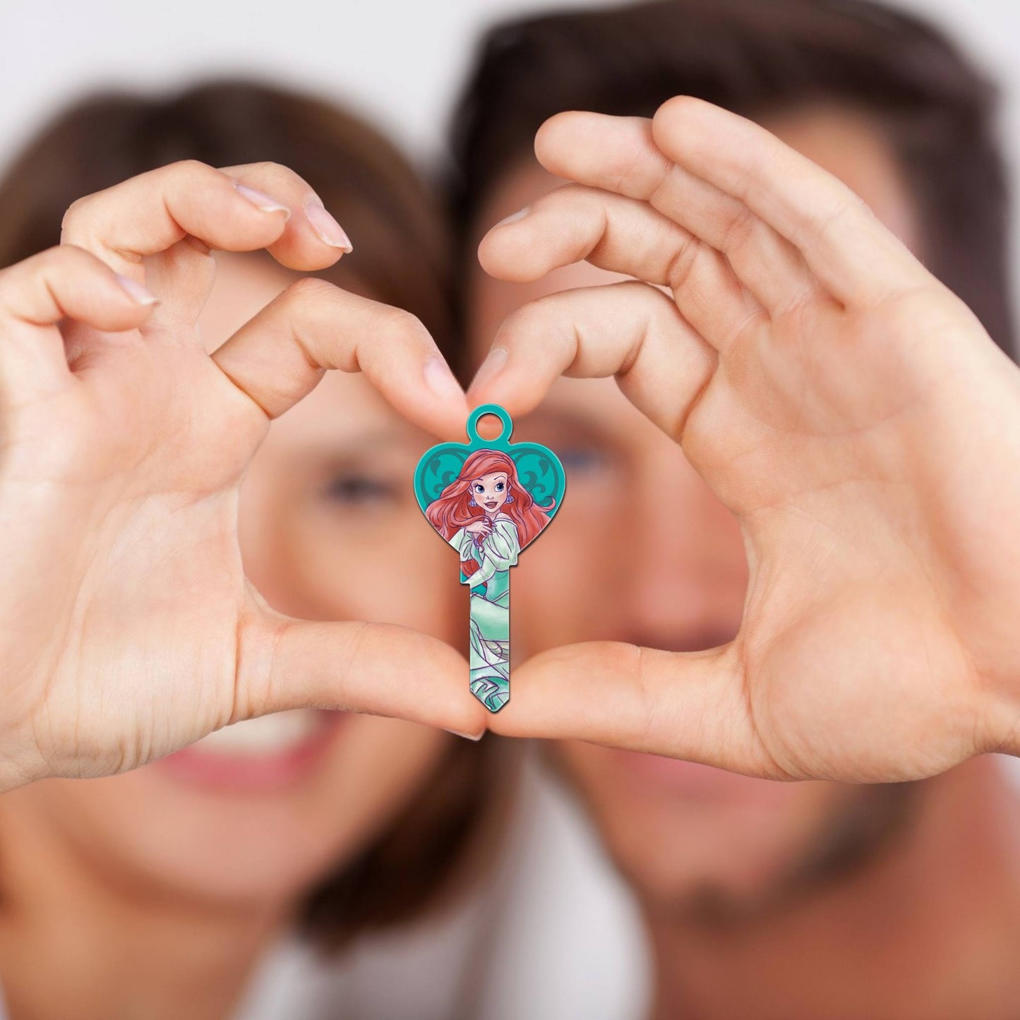 Disney Princess Heart Shaped Uncut House Key Blank 6 Designs