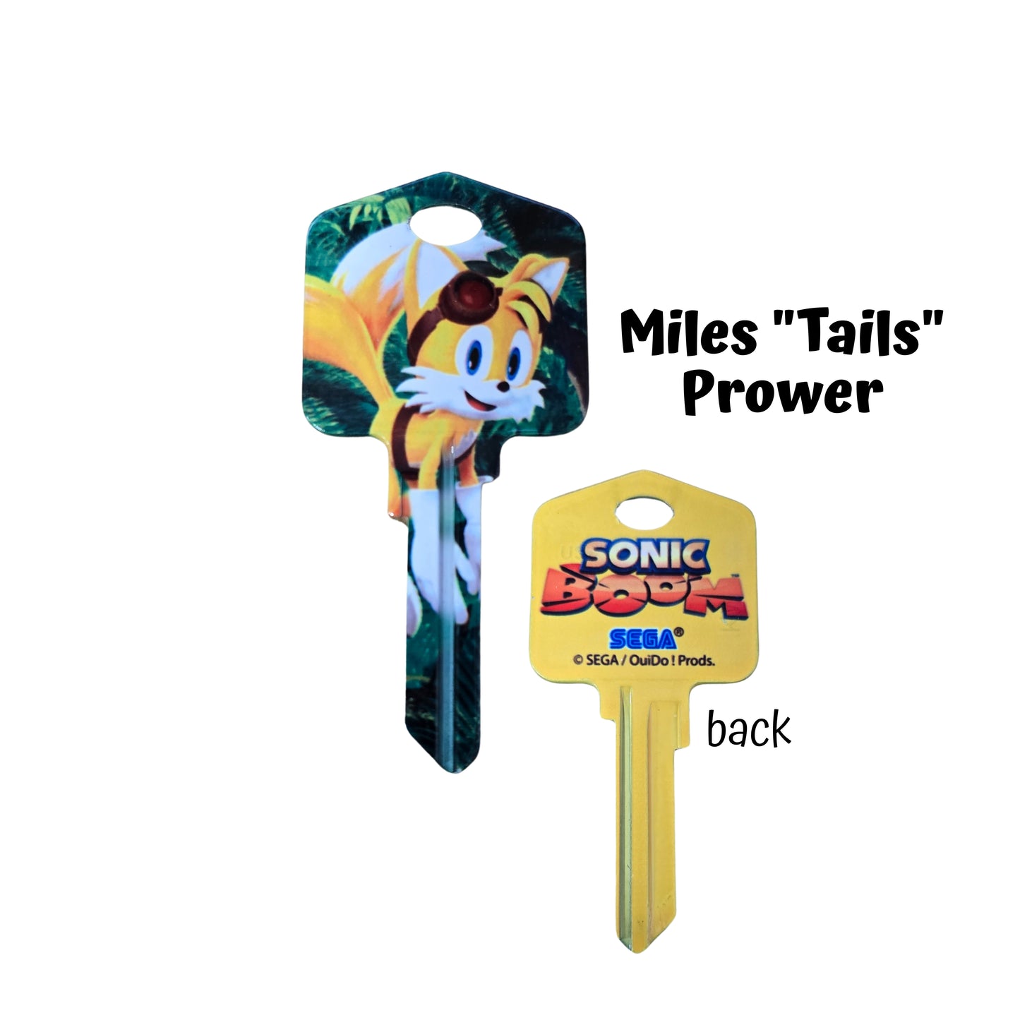 Sonic the Hedgehog Uncut House Key Blank DISCONTINUED