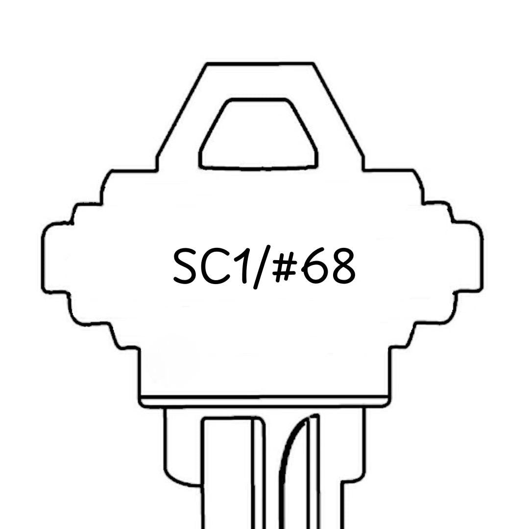 Personalized Neon House Key: Laser Engraved Aluminum Blank