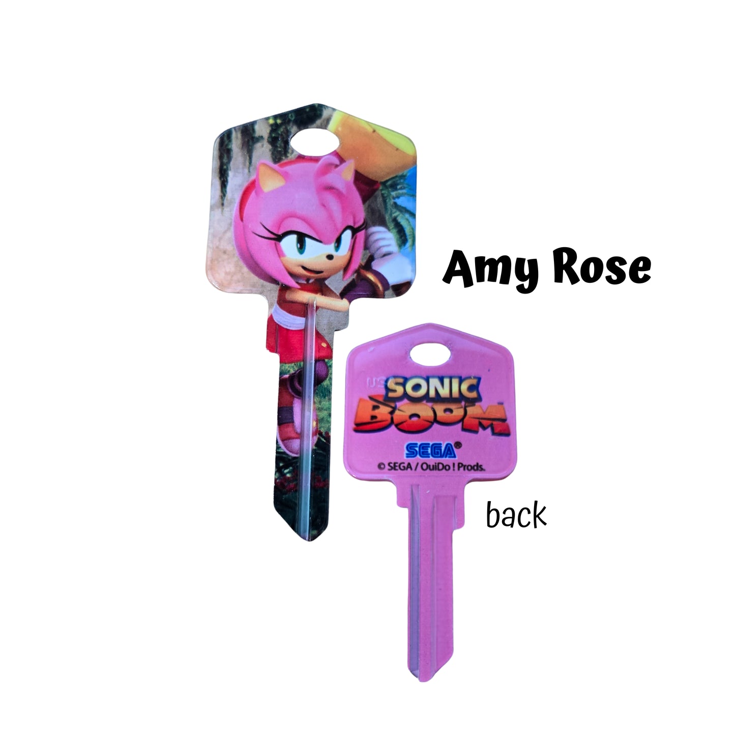 Sonic the Hedgehog Uncut House Key Blank DISCONTINUED