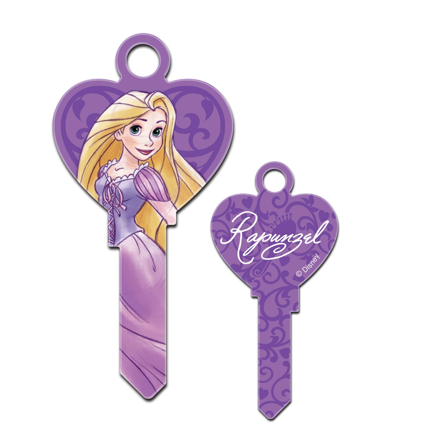 Disney Princess Heart Shaped Uncut House Key Blank 6 Designs
