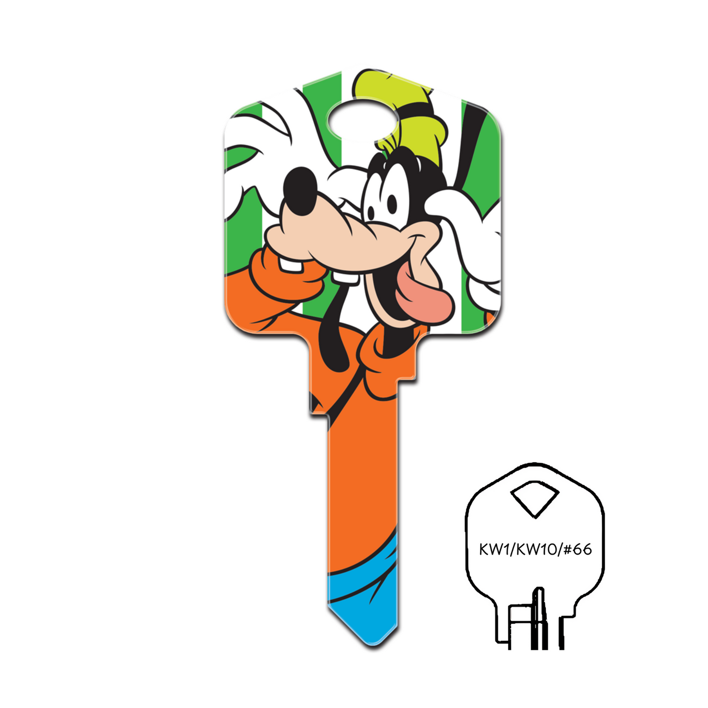 Disney's Goofy Uncut House Key Blank