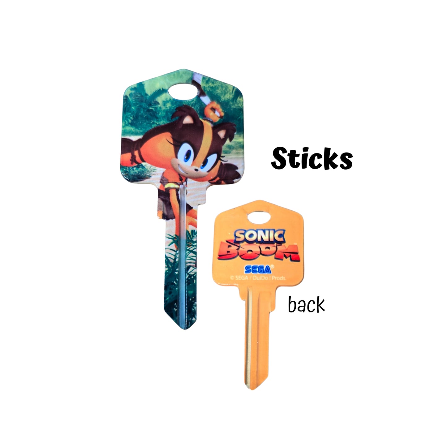 Sonic the Hedgehog Uncut House Key Blank DISCONTINUED