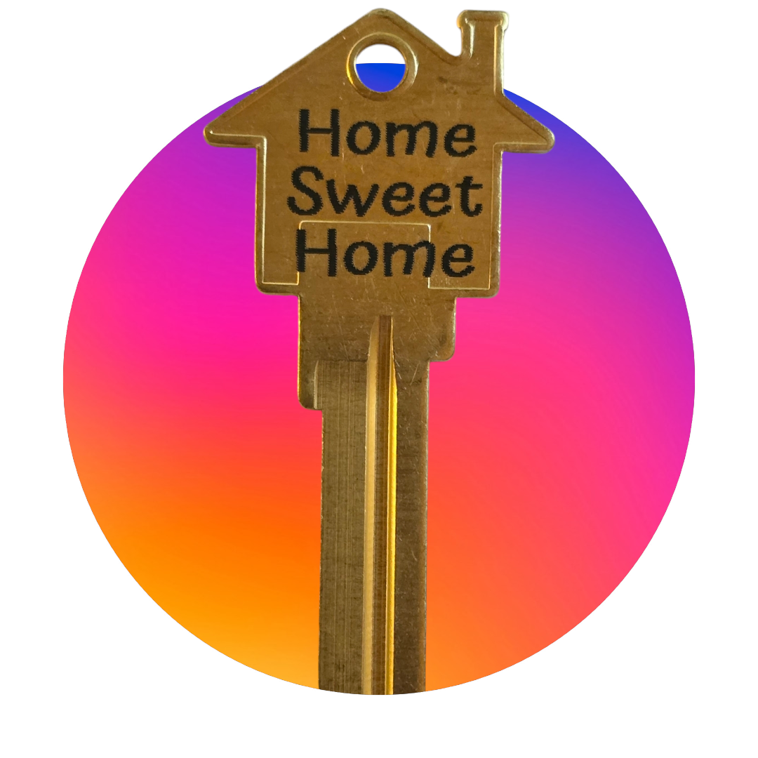 Custom Key Personalized House Shaped Key for Home or Office House Key Blank