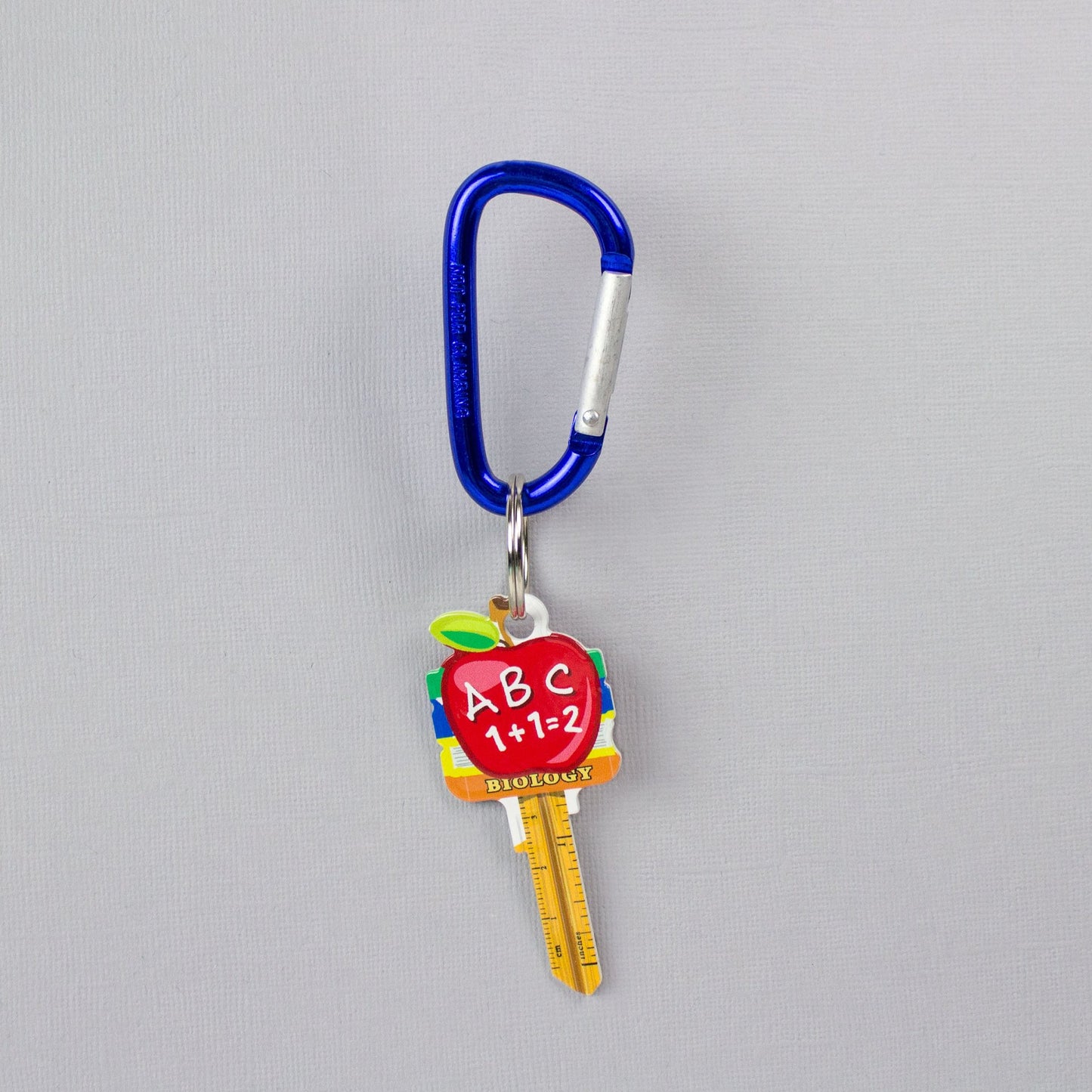 ABC 123 Teacher's Apple Uncut House Key Blank