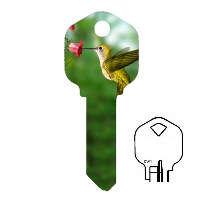 Hummingbird uncut Key Blank Home or Office House