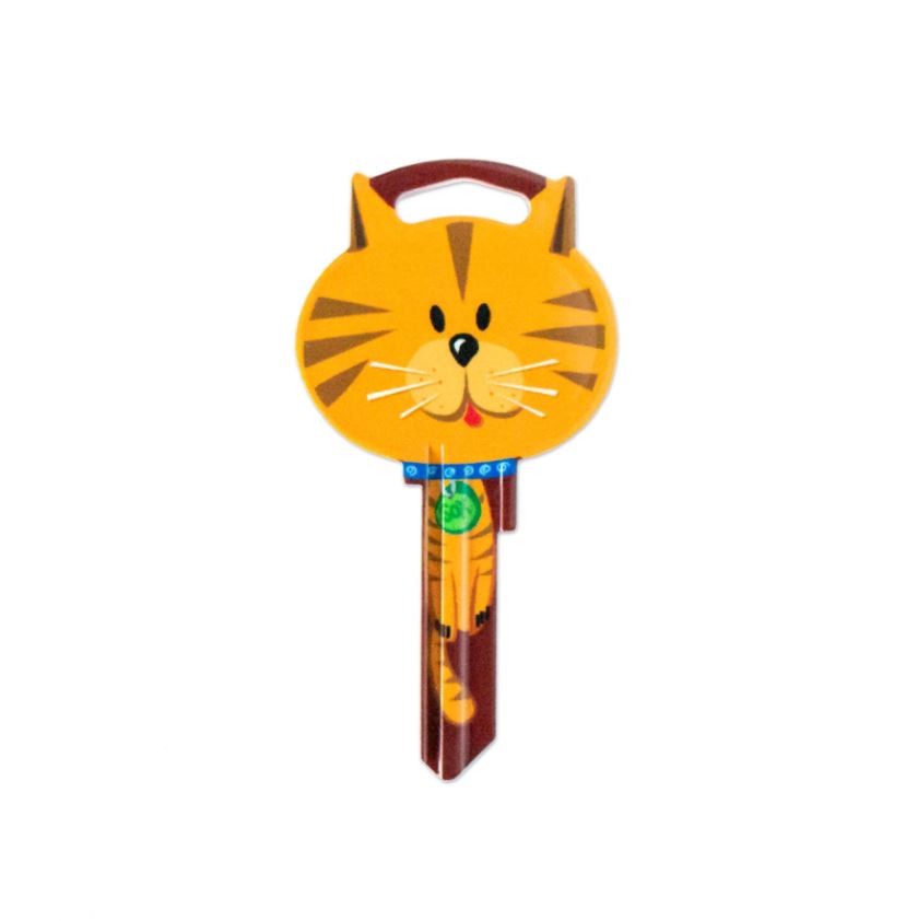 Cute Dog or Cat Shaped Uncut House Key Blank