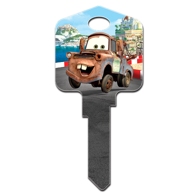Disney Pixar Cars Mater Truck Uncut House Key Blank
