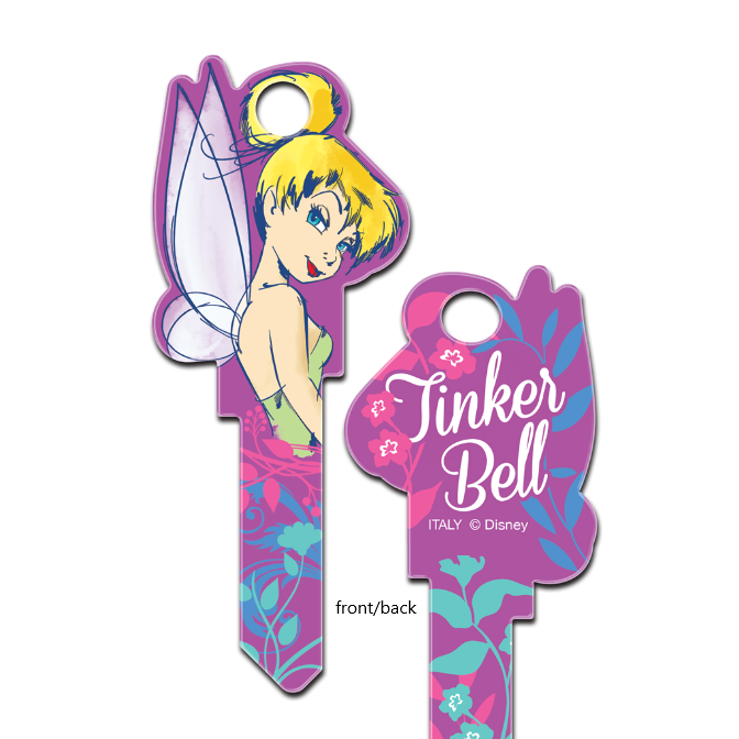 Disney Tinkerbell large shaped Uncut House Key Blank