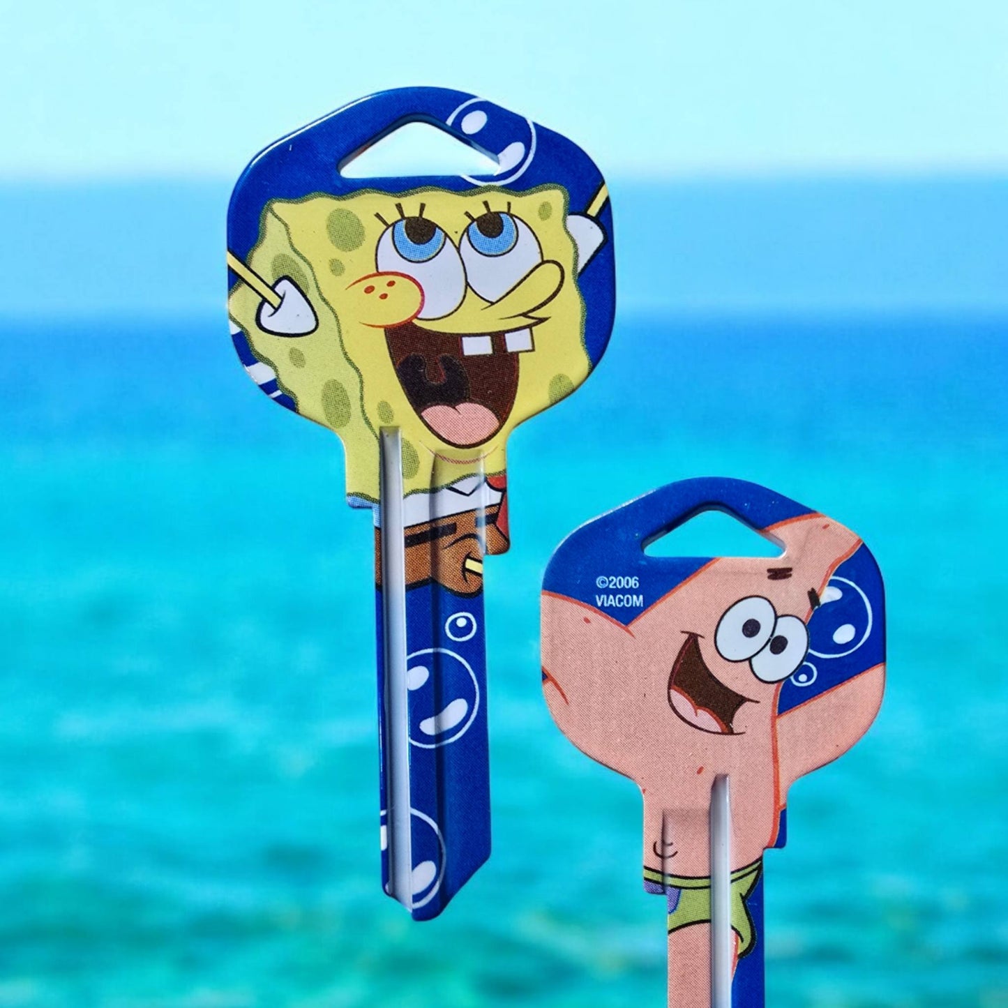 SpongeBob SquarePants and Patrick House Key Blank