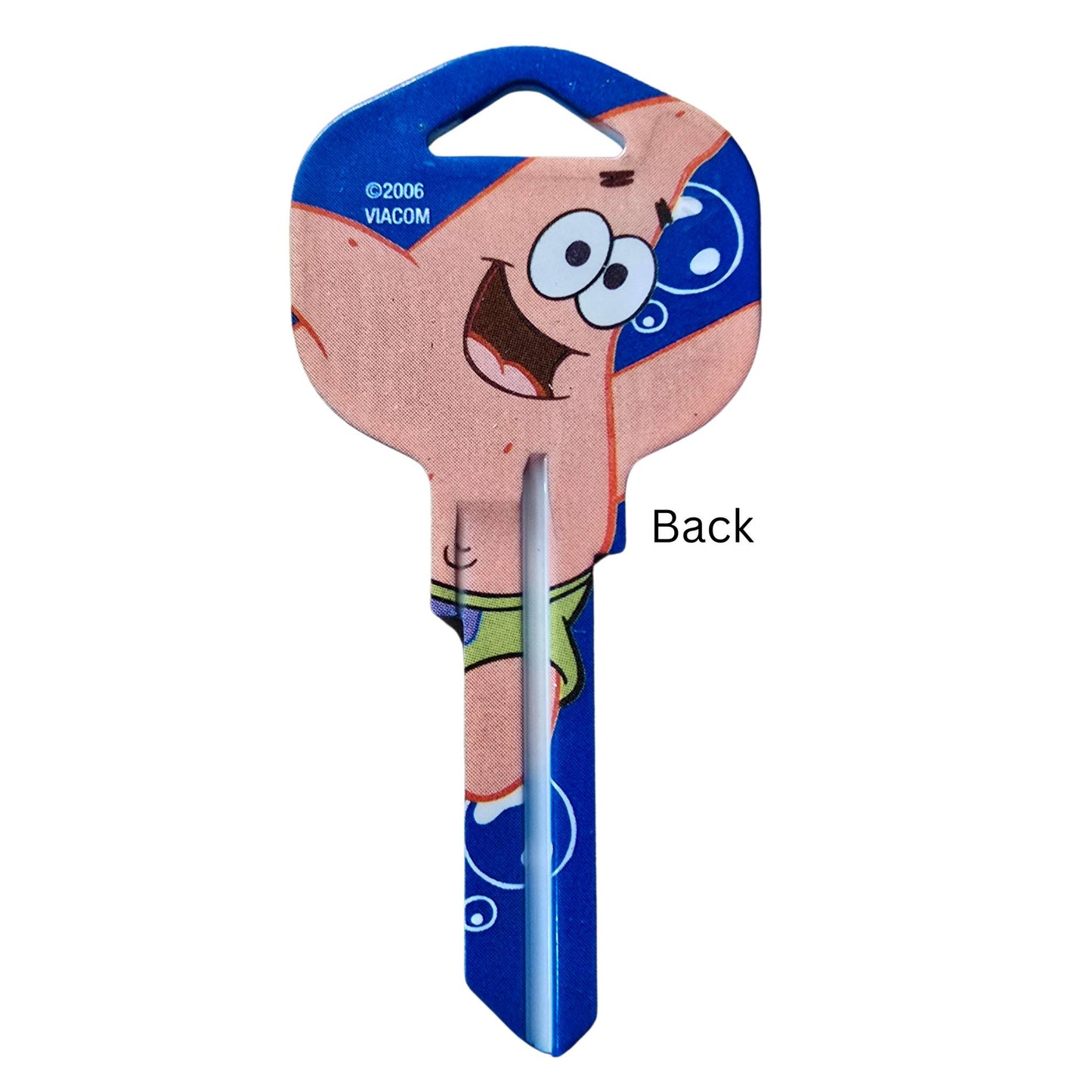 SpongeBob SquarePants and Patrick House Key Blank