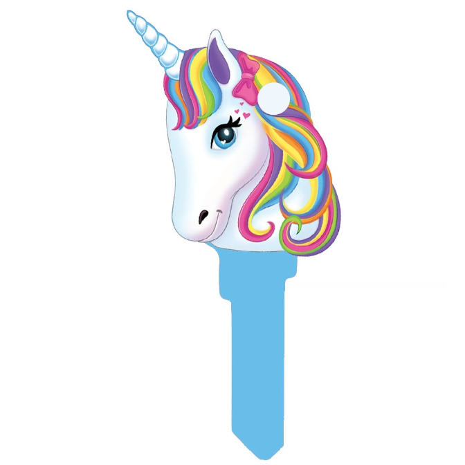Magical Unicorn Shaped Uncut House Key Blank