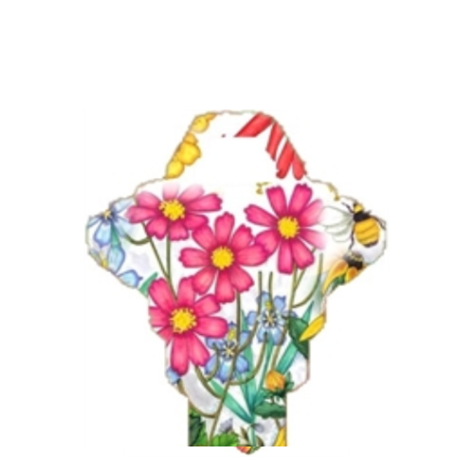Wildflowers Uncut House Key Blank