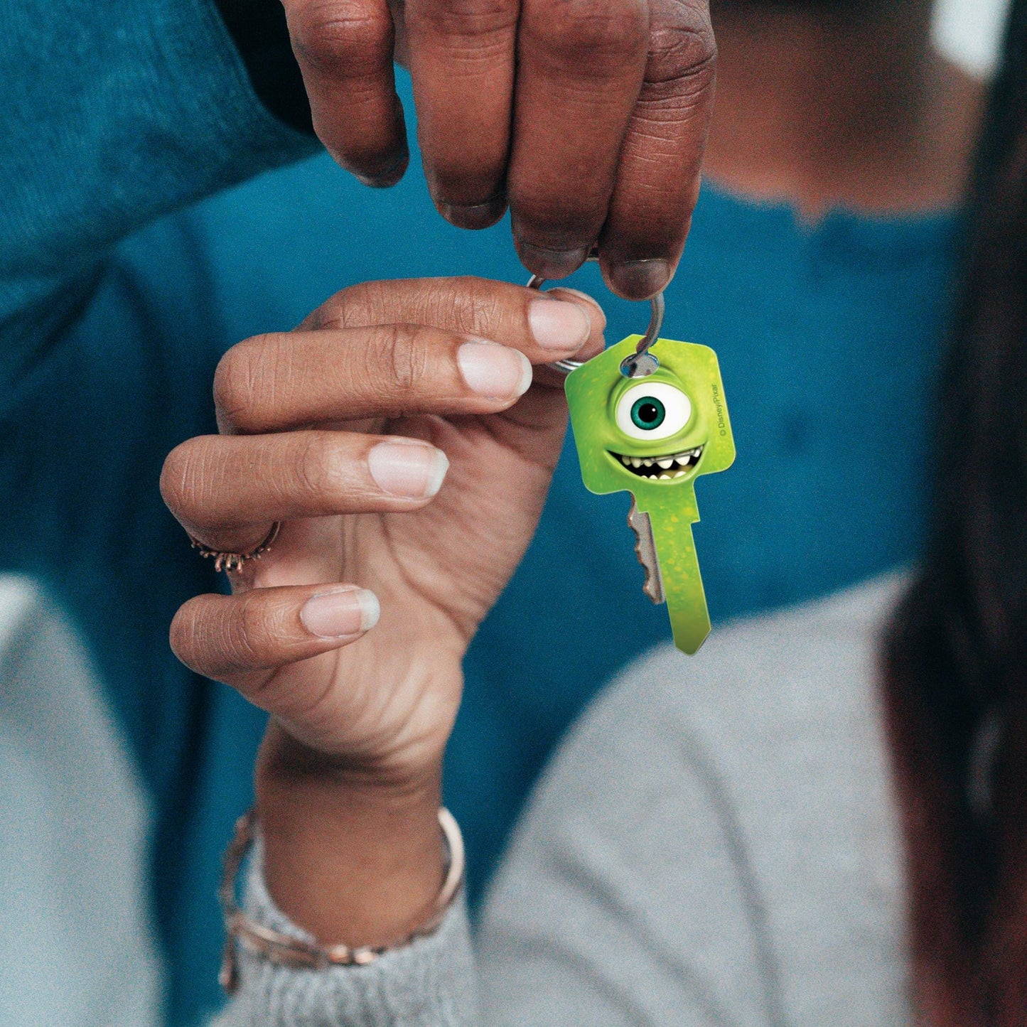 Disney Pixar Monster's Inc Mike & Sully House Key blank or cut by code