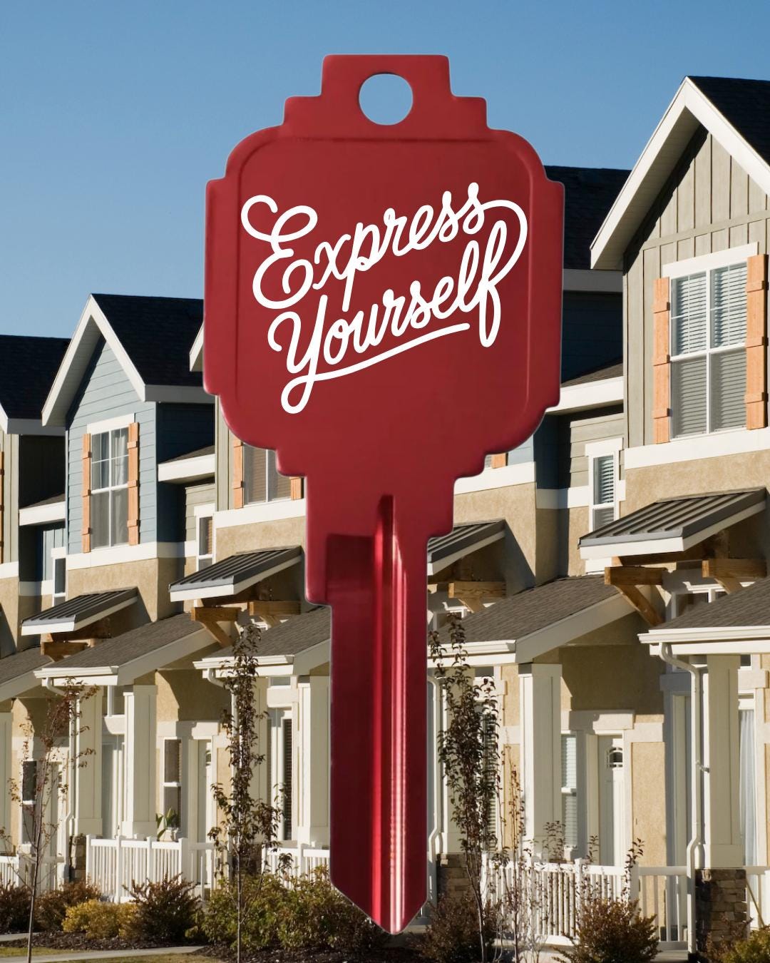 Custom Large Home or Office Key Personalized Laser Engraved Kwikset KW1/KW10/#66  Any Theme or Message