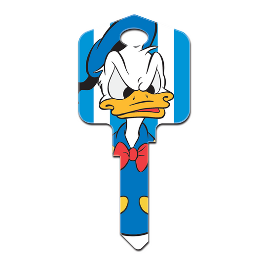 Disney's  Donald Duck Uncut House Key Blank