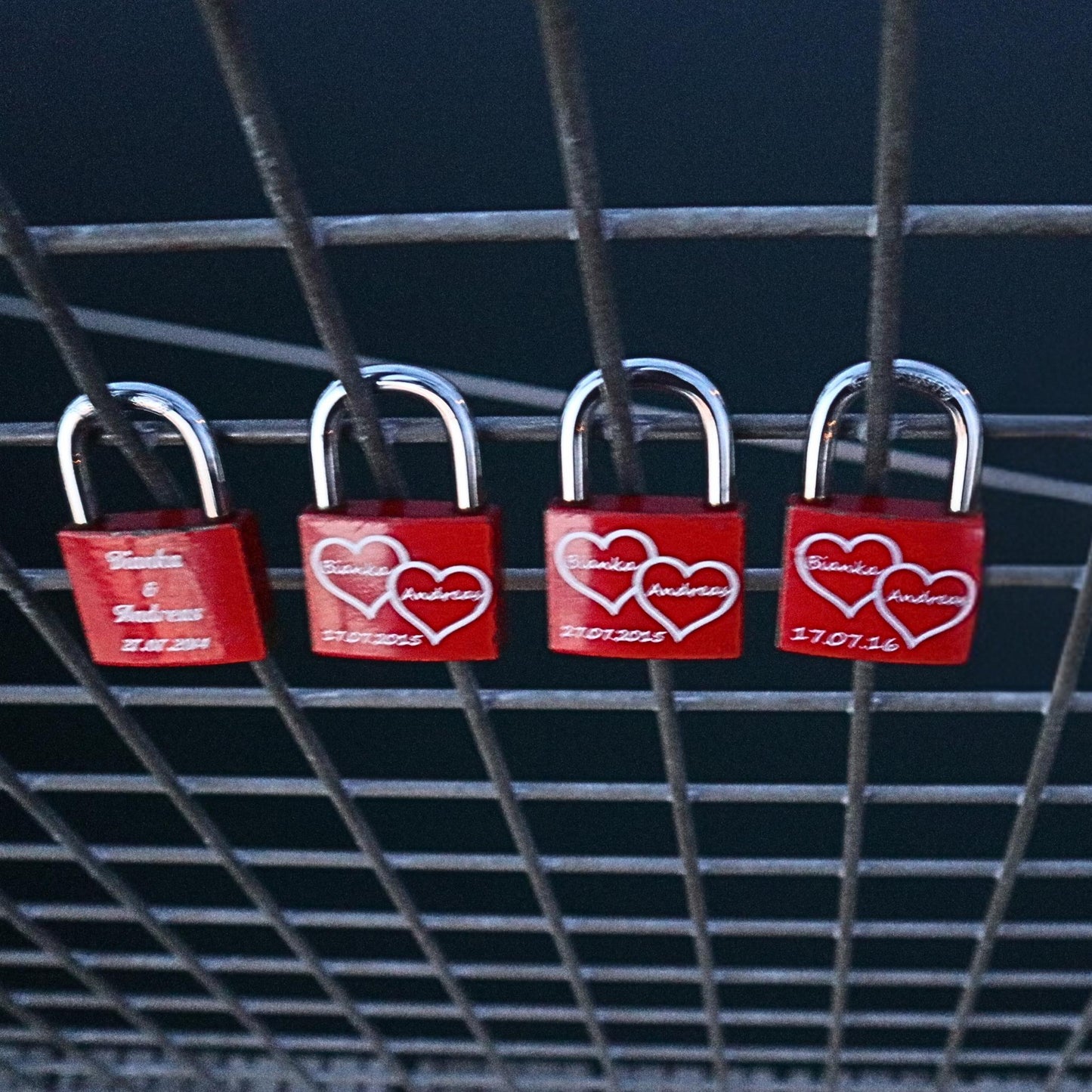 Personalized Love Lock: Custom Engraved Padlock, Wedding Anniversary Memorial