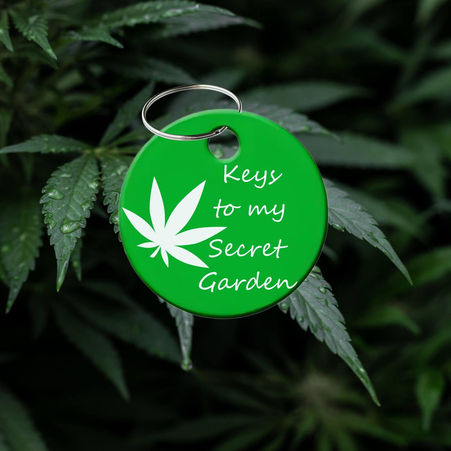 Custom Key Tags Round Personalized Label key ring tag
