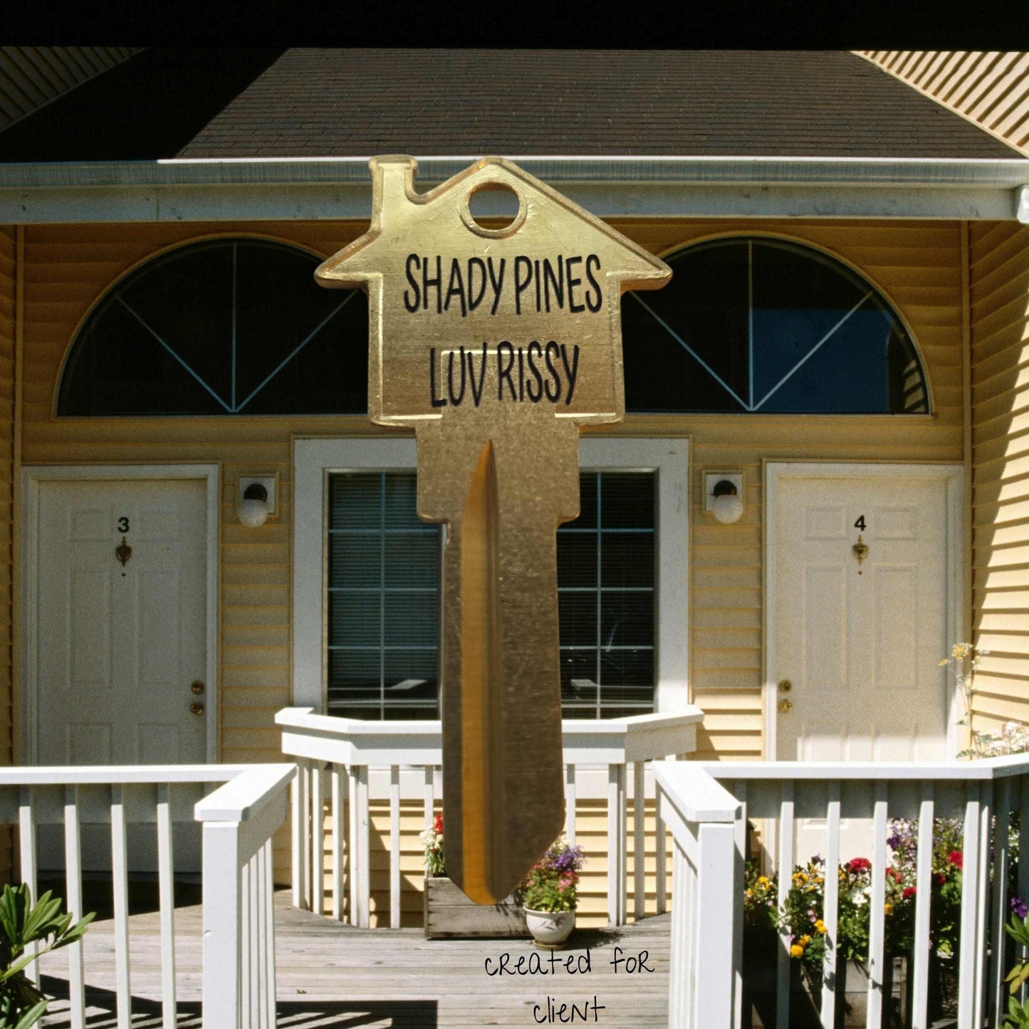 Personalized House Shaped Key: Custom Engraved Brass Home Key Blank