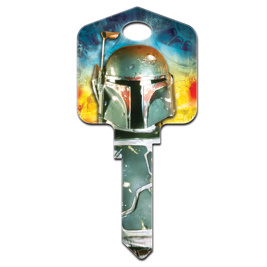Star Wars Bobafett  Designer Painted Uncut House Key Blank
